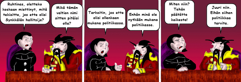 Darol VS Leopold comic strip