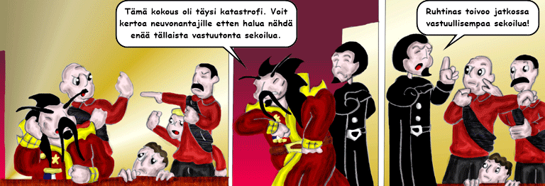 Darol VS Leopold comic strip