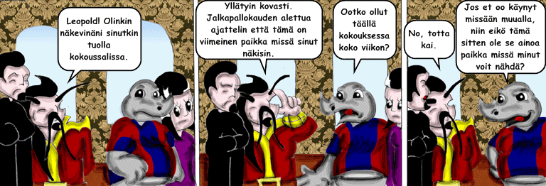 Darol VS Leopold comic strip