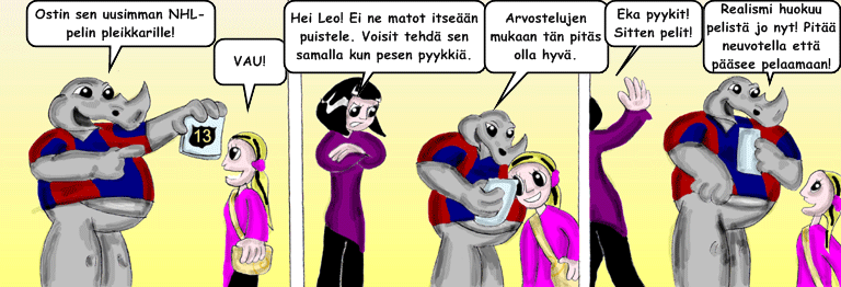 Darol VS Leopold comic strip