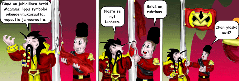 Darol VS Leopold comic strip