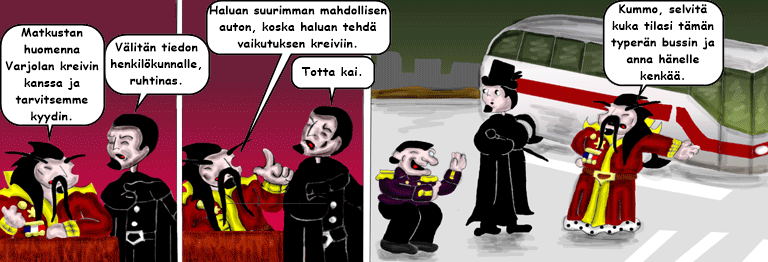 Darol VS Leopold comic strip