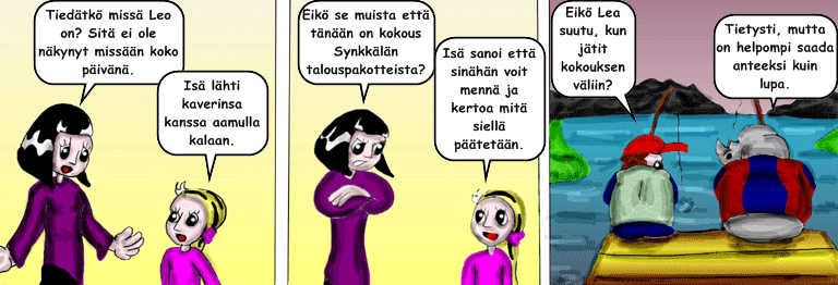 Darol VS Leopold comic strip