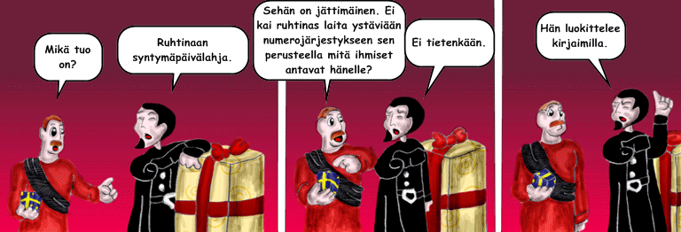 Darol VS Leopold comic strip