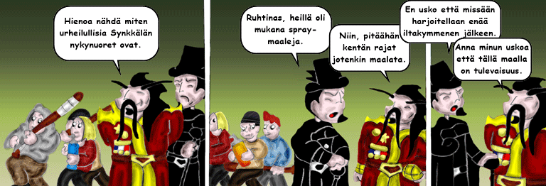 Darol VS Leopold comic strip