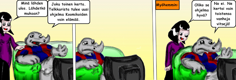 Darol VS Leopold comic strip