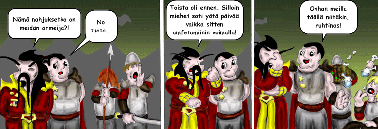 Darol VS Leopold comic strip