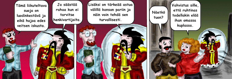 Darol VS Leopold comic strip