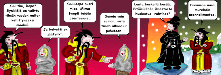 Darol VS Leopold comic strip