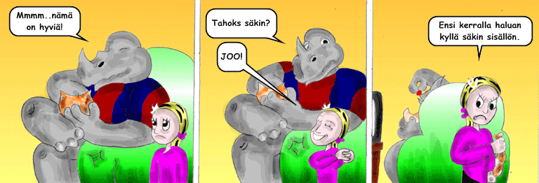 Darol VS Leopold comic strip