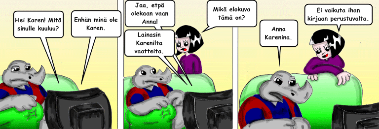 Darol VS Leopold comic strip