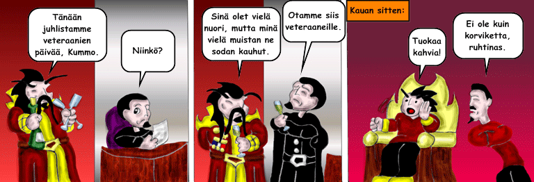 Darol VS Leopold comic strip