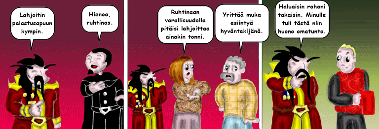 Darol VS Leopold comic strip