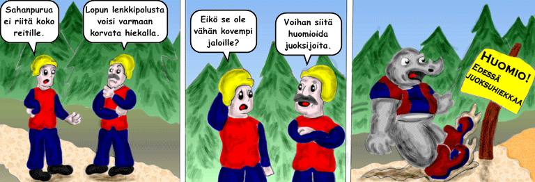 Darol VS Leopold comic strip