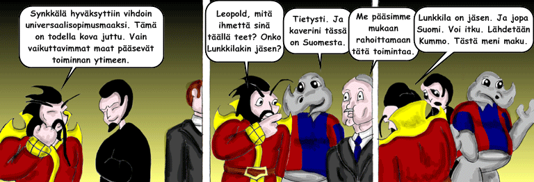 Darol VS Leopold comic strip