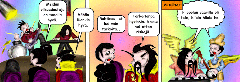 Darol VS Leopold comic strip
