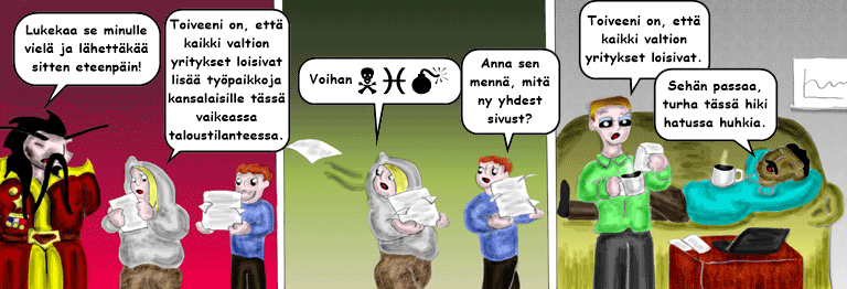 Darol VS Leopold comic strip