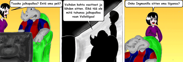 Darol VS Leopold comic strip