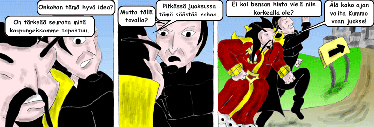 Darol VS Leopold comic strip