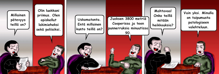 Darol VS Leopold comic strip