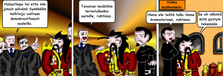 Darol VS Leopold comic strip
