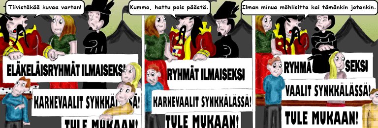 Darol VS Leopold comic strip