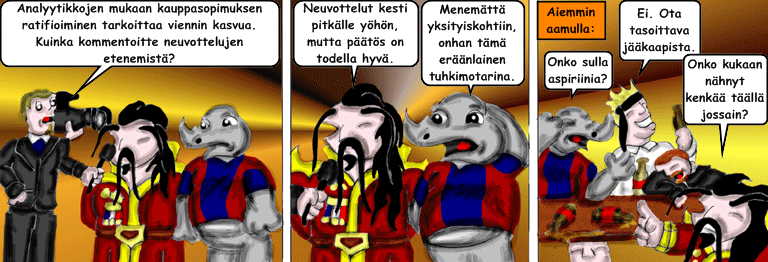 Darol VS Leopold comic strip