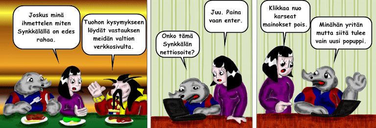 Darol VS Leopold comic strip