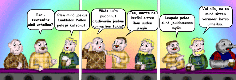 Darol VS Leopold comic strip