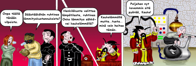 Darol VS Leopold comic strip