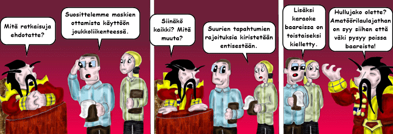 Darol VS Leopold comic strip