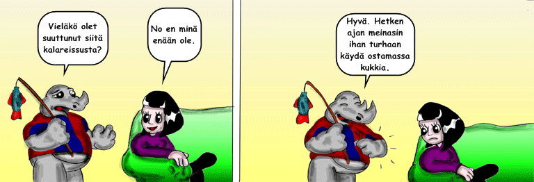 Darol VS Leopold comic strip