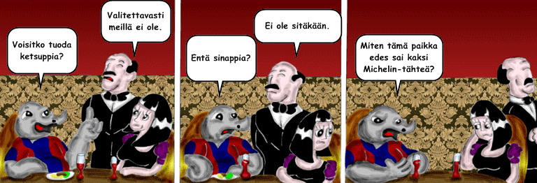 Darol VS Leopold comic strip