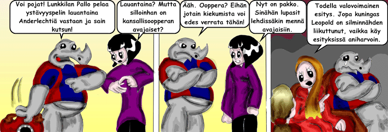 Darol VS Leopold comic strip