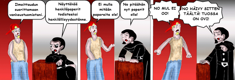 Darol VS Leopold comic strip