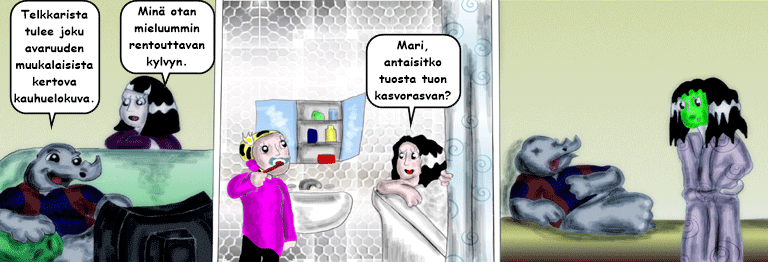 Darol VS Leopold comic strip