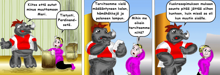 Darol VS Leopold comic strip