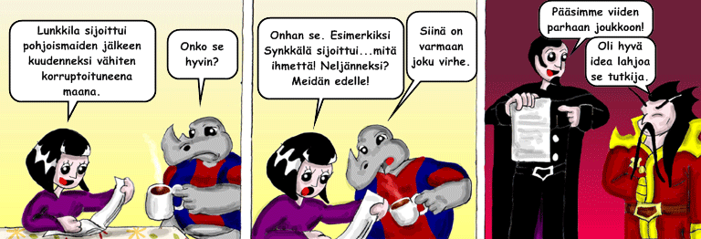 Darol VS Leopold comic strip