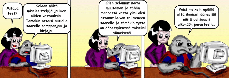 Darol VS Leopold comic strip
