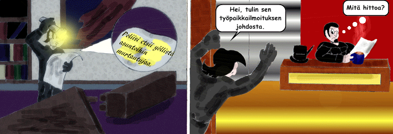 Darol VS Leopold comic strip