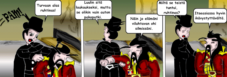 Darol VS Leopold comic strip