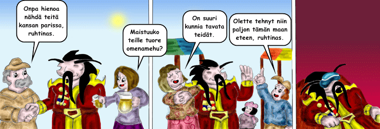 Darol VS Leopold comic strip