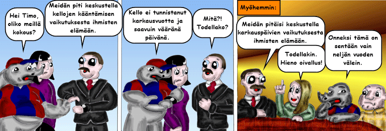Darol VS Leopold comic strip