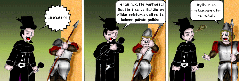 Darol VS Leopold comic strip