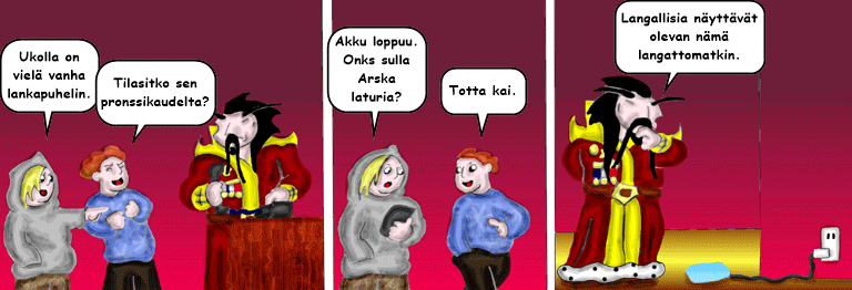 Darol VS Leopold comic strip