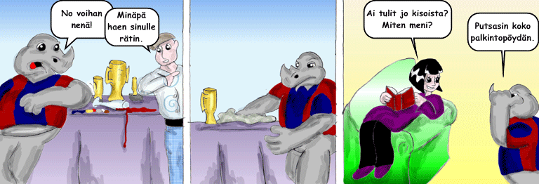 Darol VS Leopold comic strip