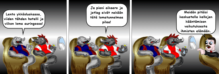 Darol VS Leopold comic strip