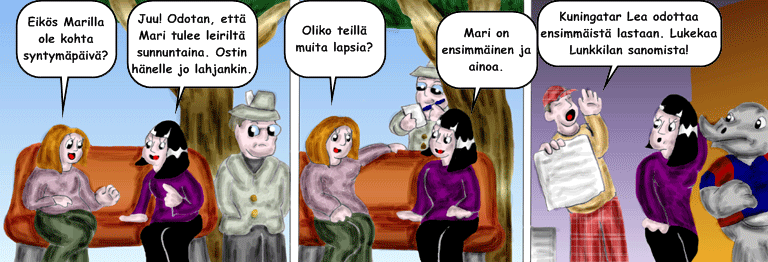 Darol VS Leopold comic strip