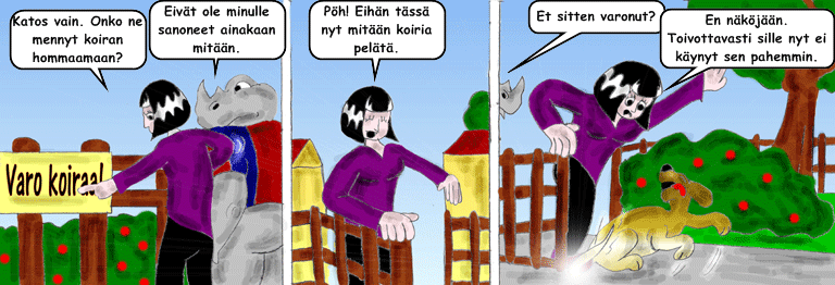 Darol VS Leopold comic strip