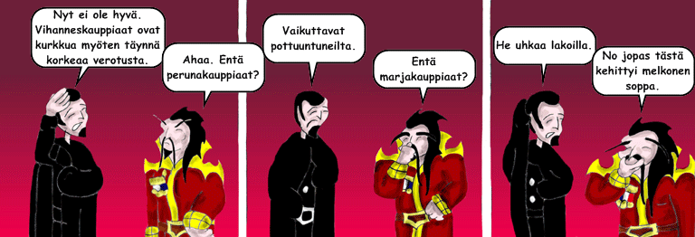 Darol VS Leopold comic strip